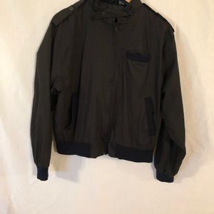 Men’s J. Blair Black Puffy Bomber Jacket Size L